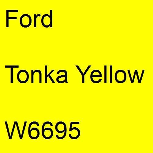 Ford, Tonka Yellow, W6695.